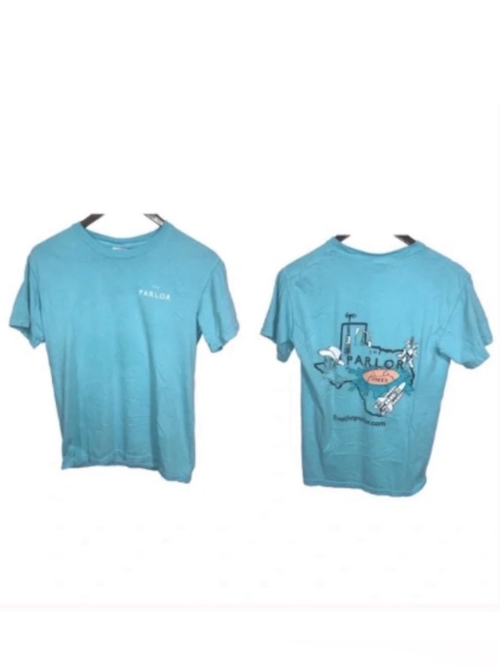 Comfort Colors San Marcos TX The Parlor Turquoise T-Shirt